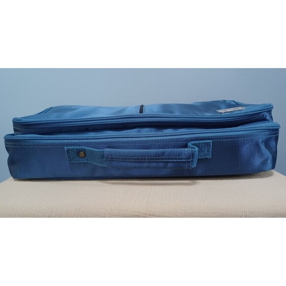 VINTAGE CROP-IN-STYLE ZIPPERED ART CRAFT ORGANIZER TOTE CASE - Picture 3 of 12